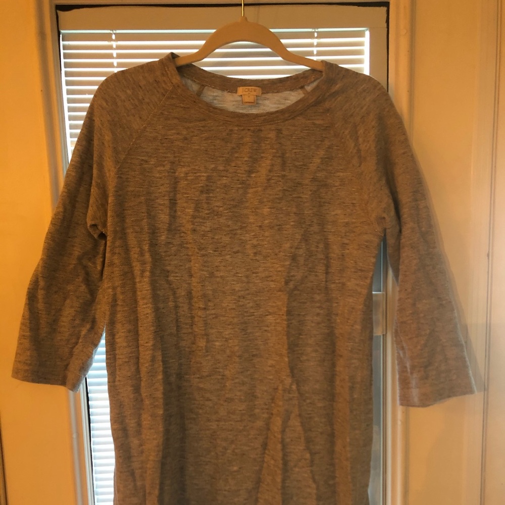 J. Crew sweatshirt shift dress